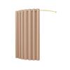 Clothing Store Fitting Room, Wall-Mounted Changing Room, Include Blackout Curtains, Golden Hanging Rod, Privacy Partition Cabin for Office Shopping Mall Retail Store (Color : Coffee, Size : 80x80) view 3