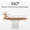 Maayu String Queen Size Luxury 800 Thread-Count 100% Egyptian Cotton Bed Sheets Sheet Set Sateen Weave for Soft & Silky Feel Long Staple Cotton 18 Inch Deep-Pockets - Queen, Mediterranean Blue view 4