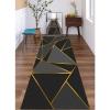 GRAPKS Runner Rug for Hallway Modern Washable Area Rug Corridor/Kitchen/Bedroom/Entryway/Stair Carpet Runner Mat 60cm/70cm/80cm/100cm Wide Black/Grey (Size : 2 ft x 4.9 ft) view 4