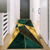 Contemporary Hallway Narrow Runner Rug 100/200/300/400/500/600cm Extra Long Carpet Indoor Corridor/Kitchen/Stair Runner Carpet Green/Gold/Black (Size : 3.3 ft x 3.3 ft) view 4
