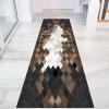 GRAPKS Long Carpet Runners for Hallway Modern Narrow Runner Rug Kitchen Floor, Corridor, Hall Entryway 60cm/70cm/80cm/100cm Wide Black/Brown/White (Size : 2.6 ft x 8.2 ft) view 1