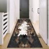 GRAPKS Long Carpet Runners for Hallway Modern Narrow Runner Rug Kitchen Floor, Corridor, Hall Entryway 60cm/70cm/80cm/100cm Wide Black/Brown/White (Size : 2.6 ft x 8.2 ft) view 2