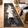GRAPKS Long Carpet Runners for Hallway Modern Narrow Runner Rug Kitchen Floor, Corridor, Hall Entryway 60cm/70cm/80cm/100cm Wide Black/Brown/White (Size : 2.6 ft x 8.2 ft) view 3