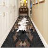 GRAPKS Long Carpet Runners for Hallway Modern Narrow Runner Rug Kitchen Floor, Corridor, Hall Entryway 60cm/70cm/80cm/100cm Wide Black/Brown/White (Size : 2.6 ft x 8.2 ft) view 4