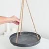 Factory Direct Craft Rustic Black Metal Hanging Tray for Farmhouse or Primitive Home Decor |13-1/2" Dia view 4