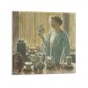 WANYING F. Childe Hassam Strawberry Tea Set Large Canvas Printing Famous Painting Office Home Wall Art Classroom Library Coffee Shop Wall Decoration Painting Artwork Artworks Picture Print Poster Wall view 1