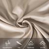 Mulberry Silk Pillowcase for Hair and Skin,Toddler Size Kids Silk Pillow Case with Hidden Zipper,Allergen Proof Dual Sides Soft Breathable Smooth Silk Pillow Cover(Toddler,Champagne) view 3