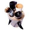 Ancient Style Drinking Viking Horns Set Of 4 Mead Ale Shot Glasses Multicolor Drinkware with Stand view 1