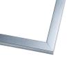 10x10 Frame with Mat - Silver 13x13 Frame Wood Made to Display Print or Poster Measuring 10 x 10 Inches with Black Photo Mat view 2