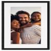 10x15 Frame with Mat - Black 12x17 Frame Wood Made to Display Print or Poster Measuring 10 x 15 Inches with White Photo Mat view 3