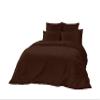 Pashmina Bedding Duvet Cover 1 Duvet Cover with 4 Pillow Sham - 5 Pieces Comforter Cover with Zipper Closure - Ultra Soft- Egyptian Cotton Duvet Cover Set Chocolet ( Cal King,104x98 ) view 1