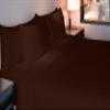 Pashmina Bedding Duvet Cover 1 Duvet Cover with 4 Pillow Sham - 5 Pieces Comforter Cover with Zipper Closure - Ultra Soft- Egyptian Cotton Duvet Cover Set Chocolet ( Cal King,104x98 ) view 4