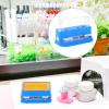LALAFINA 2pcs Material Coated Stick Case Cotton Swab Box Vanity Accessory Bathroom Accessory Cosmetics Cotton Swab Organizer view 4