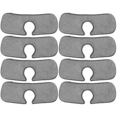 Cabilock 8pcs Kitchen Sink Absorbent Mats Washable Water Drying Pads for Faucet Practical Design for Countertops Bathroom Sinks Easy to Install No Shedding Comfortable Use