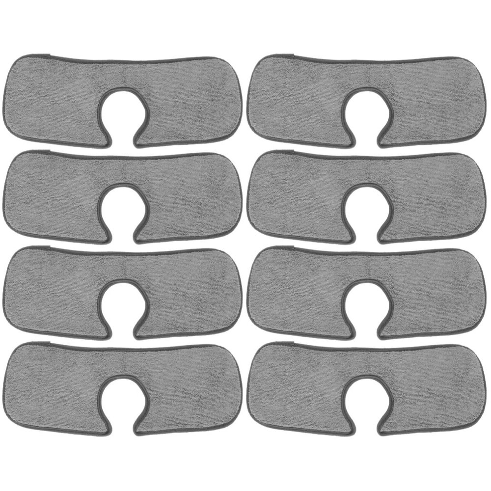 Cabilock 8pcs Kitchen Sink Absorbent Mats Washable Water Drying Pads for Faucet Practical Design for Countertops Bathroom Sinks Easy to Install No Shedding Comfortable Use