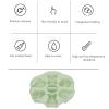Jelly, Food Grade Silicone, Making Baby Food, ,for Pudding, Cake, Cat Cube Pudding Kitchen with Lid for Home(Green) view 3
