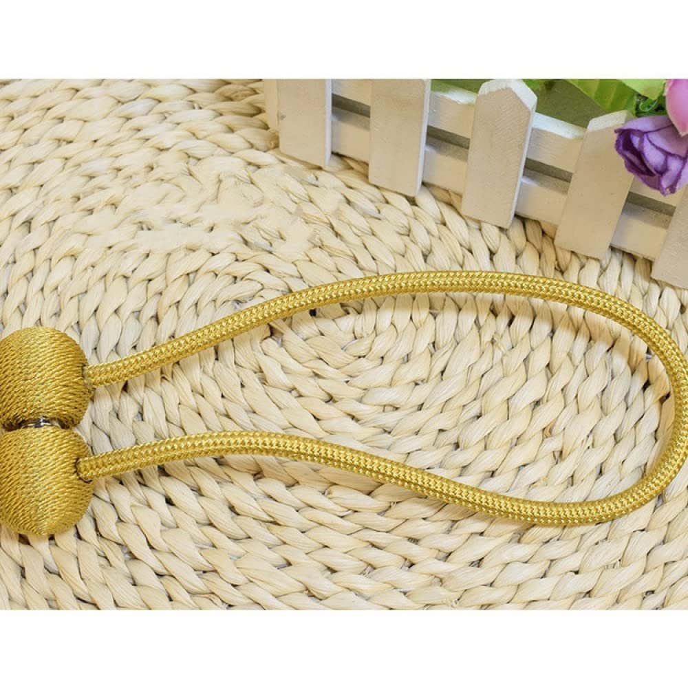 Magnetic Curtain Buckle Cable Ties with Curtain Accessories Home Textile Accessories Magnet Ties,04,2pcs