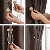 Magnetic Curtain Buckle Cable Ties with Curtain Accessories Home Textile Accessories Magnet Ties,04,2pcs view 2