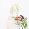 Wedding Cake Toppers with Pet, Mr & Mrs Rustic Wreath Couple's Names Cake Topper, Wood Cake Topper for Wedding, Custom Script Cake Toppers for Wedding, Beach Wedding Bridal Shower Decor view 2