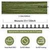 12 Pack 10Ft Cheesecloth Table Runner 35x120 Inch Boho Gauze Table Runner Rustic Cheese Cloth Long Romantic Table Runners for Wedding Bridal Shower Birthday Party Table Decor (Grass Green) view 2