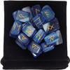 Arts Of India Stones Set | Crystal Viking Alphabet Elder futhark Wicca Norse Divination Gemstones (Blue Onyx) view 3