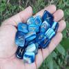 Arts Of India Stones Set | Crystal Viking Alphabet Elder futhark Wicca Norse Divination Gemstones (Blue Onyx) view 4