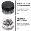 Hemoton 300 Pcs Stainless Steel Cleaning Beads 0.15 Inch for Wine Decanter Carafe Vase Bottle Glass Cleaner Steel Balls for Kitchen Household Use view 3