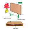 MEIANJU Small 8x5.5x1.5 inch Corrugated Cardboard Shipping Packaging Boxes view 3