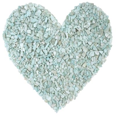 Crocon 1/2 LB Crushed Amazonite Chips Bulk Stone 1100+ Carats Natural Quartz Pieces Irregular Shape Gemstone Tumbling Cabbing Gem Mining Chakra Balancing Reiki and Crystal Healing Home Office Dcor
