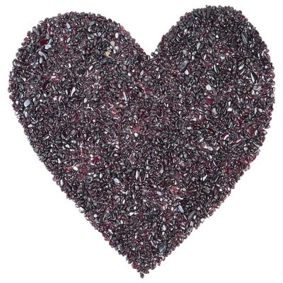 Crocon 1 LB Crushed Garnet Chips Bulk Stones 2000+ Carats Natural Quartz Pieces Irregular Shape Gemstones for House Warming Gifts New Home and Chakra healing crystals Home Dcor gifts for women
