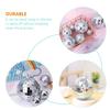 Kisangel 18pcs Silver Mirror Disco Ornaments Reflective Hanging Decorations for Xmas Tree Parties Birthdays and Celebrations Create Festive Atmosphere Shiny view 4