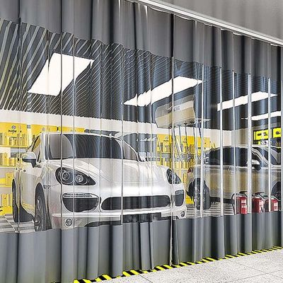Outdoor Clear Tarp Curtains,Waterproof Tarpaulins,Pergola Porch Gazebo Patio Pvc Plastic Transparent Tarpaulin Side Panels,Weatherproof Partition Curtains,With Grommets,WH-1.82.5m(5.9*8.2ft)