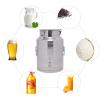 304 Stainless Steel Milk Can 28 Liter Milk Bucket Wine Pail Bucket 7.4 Gallon Milk Can Tote Jug with Faucet & Sealed Lid Heavy Duty view 3
