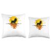 Basset Hound Dog Breed Throw Pillow view 3