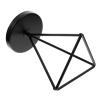 GANAZONO Geometric Iron Candle Holder Candlestick Chic Design for Home Decor Weddings and Centerpieces Base view 1