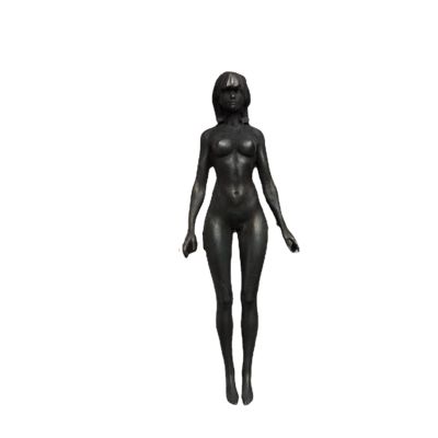 3.94In Vintage Brass Female Body Beautiful Girl Figurines,Miniatures Body Art Statue Crafts Desk Ornaments Home Decoration