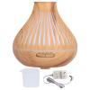 US Plug 400ml 100-240V Oil Diffuser, Auto Off 7Color Portable LED Light Wood Grain Humidifier, Silent Humidifier for Home Office view 1