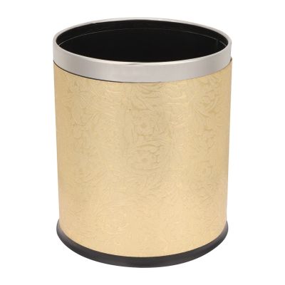 Alipis Garbage Can Kitchen Rubbish Can Bathroom Round Waste Basket Outdoor Waste Paper Container with Cover