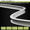 LZMZMQ Bendable Sliding Curtain Track for Living Room/Bedroom/Shower/RV, Flexible Room Divider Curtain Rod, Aluminum Alloy, Ceiling/Wall Mount (Color : Ceiling Mount, Size : 1m/3.2ft) view 4