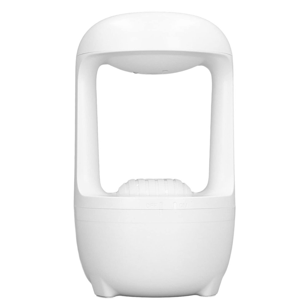 Anti gravity Humidifier, 500ml Smart Round Mist Humidifier with 2 Water Adding Mode, Water Level Monitoring and Auto off Protection, Water Droplet Countercurrent, Air Humidifiers for Bedroom, Office