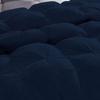 RESTURA Soft Warm 500 GSM Navy Blue 5 Pieces Pinch Pleated Emperor King Size Comforter Set (Comforter + 4 Pillow Cases) 1000 Series Egyptian Cotton Duvet Insert view 3