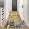 Long Carpet Runners for Hallway Modern Washable Area Rug Corridor/Kitchen/Bedroom/Doorway/Entryway/Stair Narrow Runner Rug 80x450cm Grey/Gold (Size : 2.6 ft x 6.6 ft) view 2