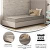Flash Furniture Capri Comfortable Sleep 6 Inch CertiPUR-US Certified Spring Mattress, Twin XL Mattress in a Box view 3