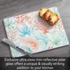 CounterArt Coastal Seaside 3mm Tempered Glass Cutting Board 10 x 8 Manufactured in the USA Cheese Board Bar Board view 4