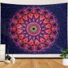 ADDWel Blacklight Mandala Boho Tapestry Glow In The Dark, Black Light Bohemian Hippie Poster Wall Hanging for Bedroom Aesthetic Wall and Room Decor (60" x 80", Mandala) view 2