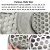 Round Hole Filter Stainless Metal Mesh Screen Strainer Various Size(Chrome Plated Metal-20cm) view 4