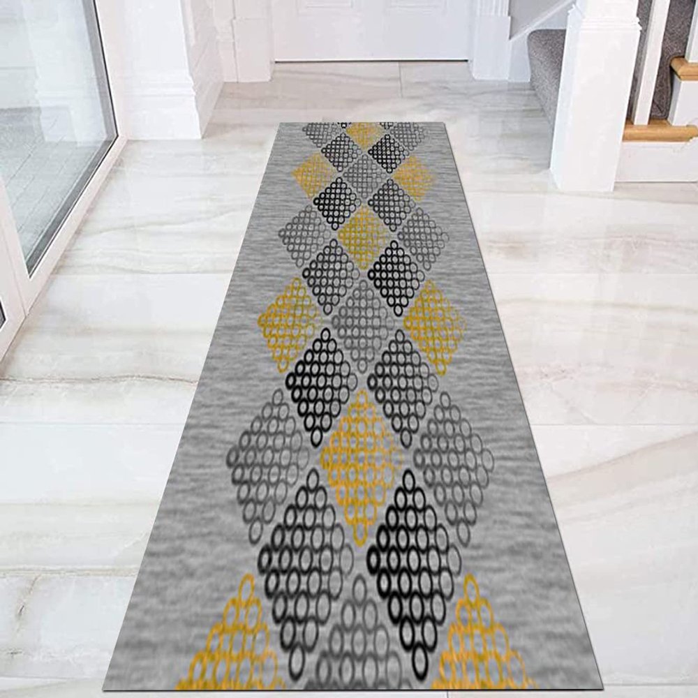 GRAPKS Long Carpet Runners with Non Slip Backing Modern Area Rug Corridor/Kitchen/Entryway Narrow Runner Rug 100/200/300/400/500/600cm Extra Long Carpet (Size : 2 ft x 13.1 ft)