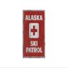 Alaska Ski Patrol - HandMade Rustic Wood Sign - 33" x 60", Ships USA Only view 1