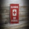 Alaska Ski Patrol - HandMade Rustic Wood Sign - 33" x 60", Ships USA Only view 2