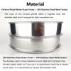 Extra High Stainless Metal Mesh Screen Strainer Filter Various Size([Chrome Plated Metal]20x10cm) view 2